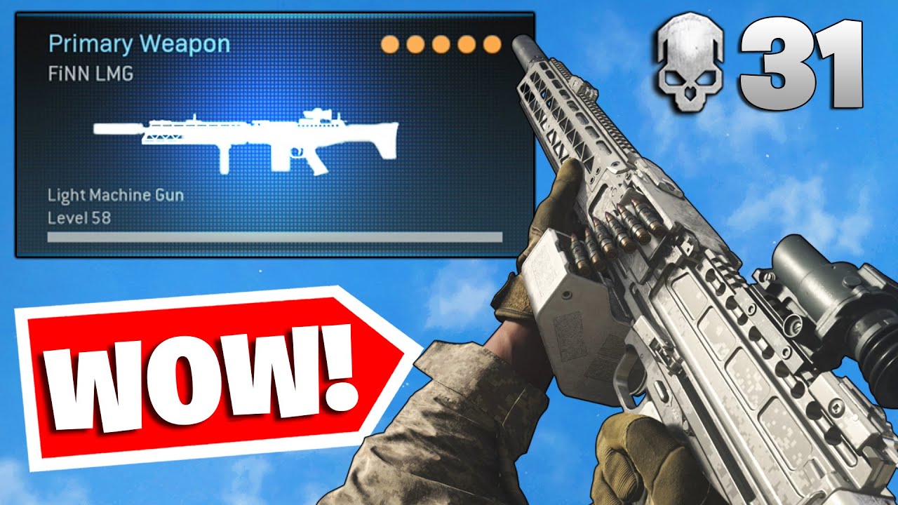 HOW TO MAKE THE FiNN LMG OVERPOWERED! BEST FiNN CLASS SETUP! 31 KILLS! (MODERN WARFARE WARZONE)