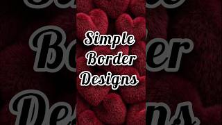 Drawing Border Design for Project Front Page✨Beautiful Drawing Ideas for Title Page Design #a4border