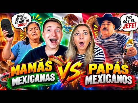 🇲🇽 MAMÁS MEXICANAS vs PAPÁS MEXICANOS | RUSOS REACCIONAN
