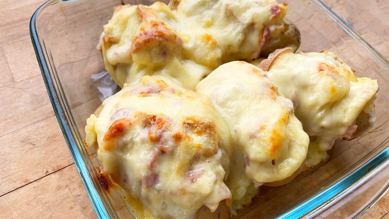 Pommes de terre farcies à la choucroute et au fromage à raclette