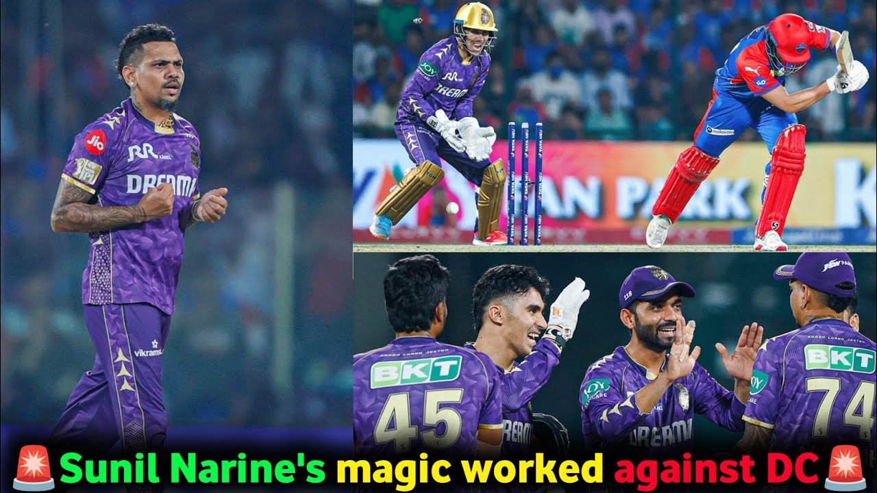 Sunil Narine's magic worked against DC 