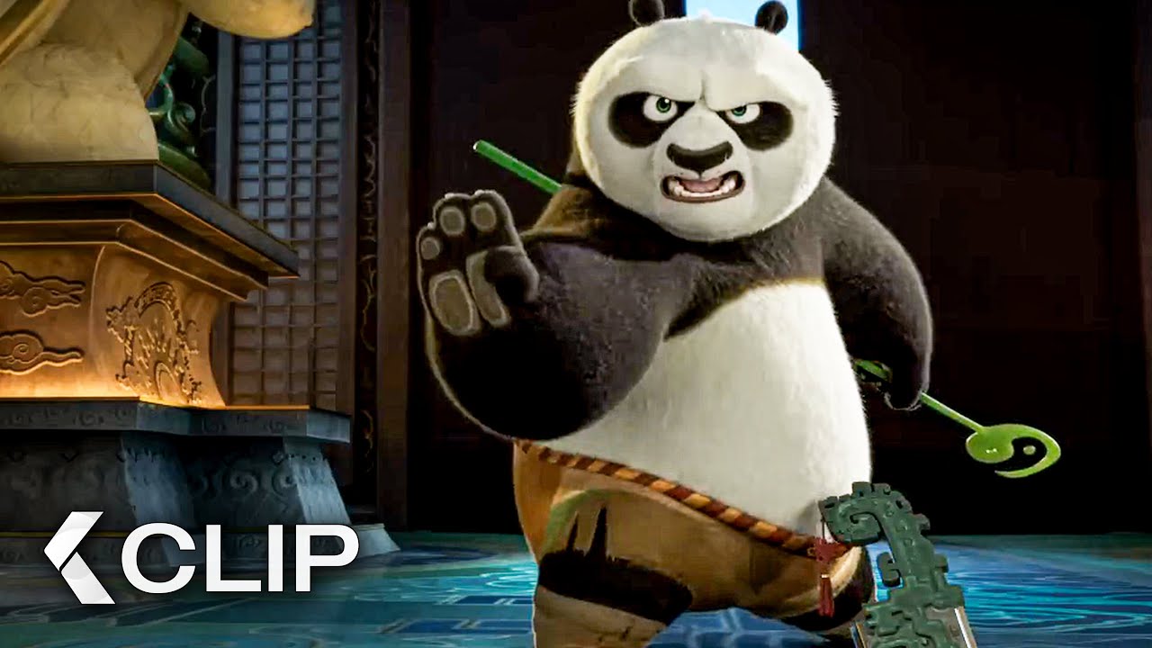 Kung Fu Panda 4 Movie Clip - Po \u0026 Zhen's Tavern Brawl (2024)
