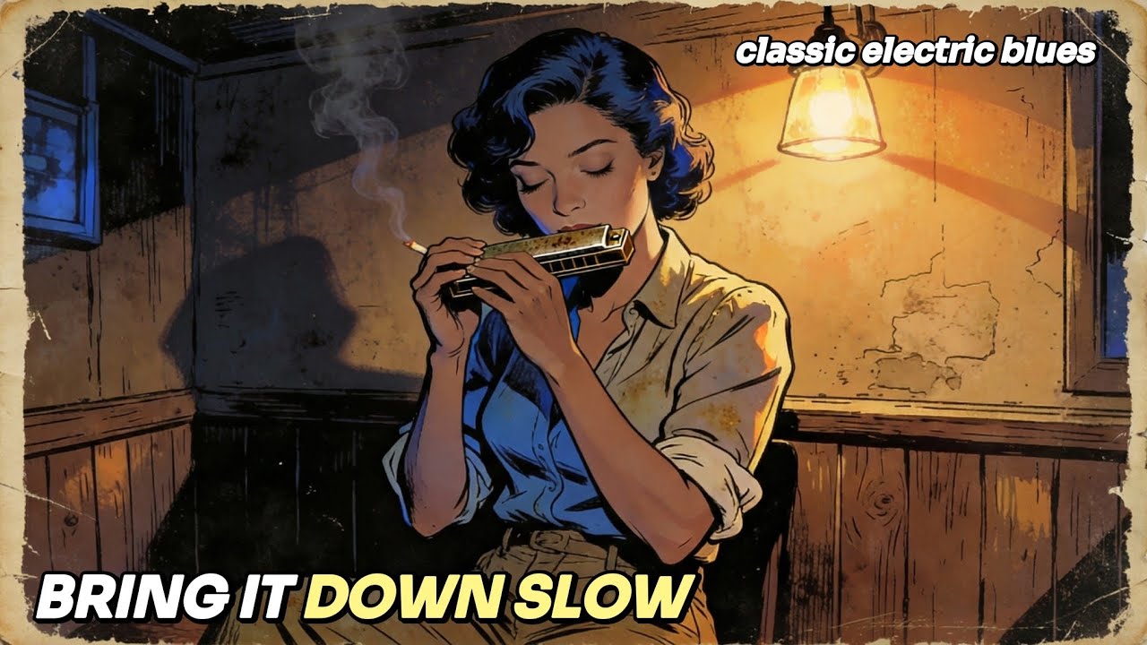 Bring It Down Slow – Deep Electric Blues with Soulful Harmonica | Late Night Chicago Blues