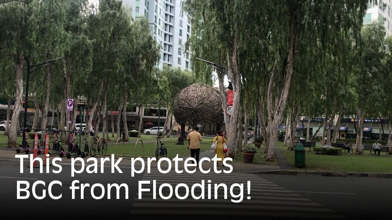 How This Small Park Saves BGC from Massive Floods!