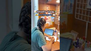 Study vlog as a 10th grader📚✍️ #shorts #studyvlog #cbse #class10