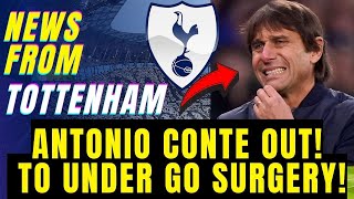Latest News Bad News For Spurs Antonio Conte Out To Under Go Surgery Tottenham News Today