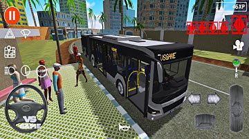 Articulated Bus Passengers Transport | Public Transport Simulator #57 Android Gameplay