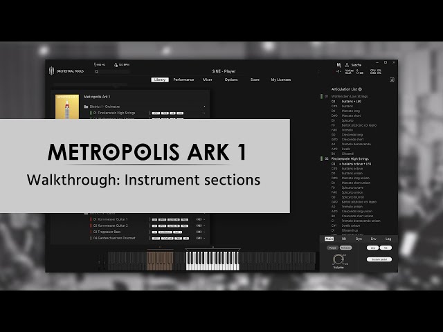 Metropolis Ark 1 Walkthrough: Instrument sections class=