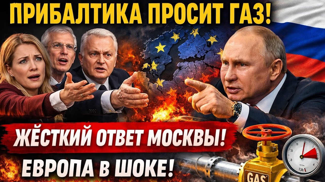 ⚡️Прибалтика просит газ у России 🇷🇺 — Жёсткий ответ Москвы потряс Европу