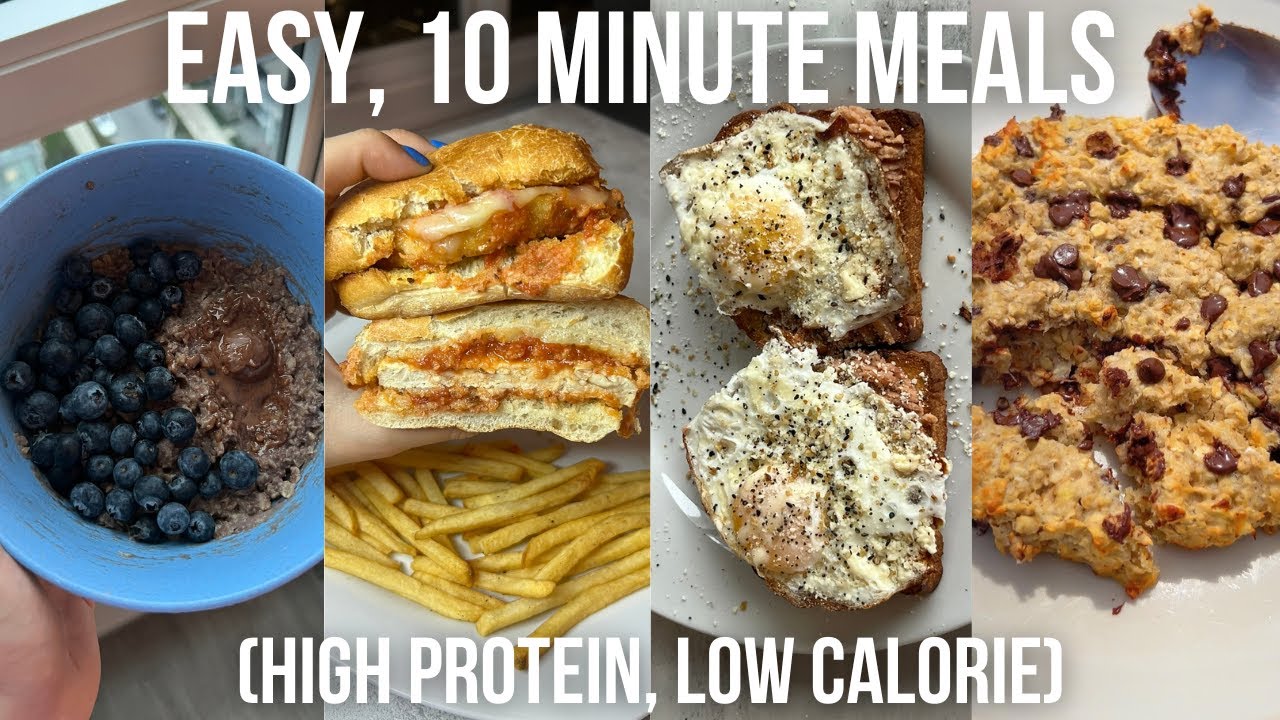 Full Day Of Eating Easy, 10 Minute Meals High Protein, Low Calorie