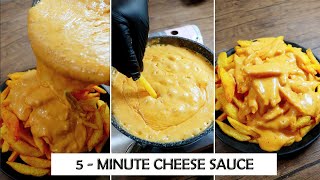 QUICK & EASY Homemade Nacho Cheese Sauce Recipe - Easy and Delicious!