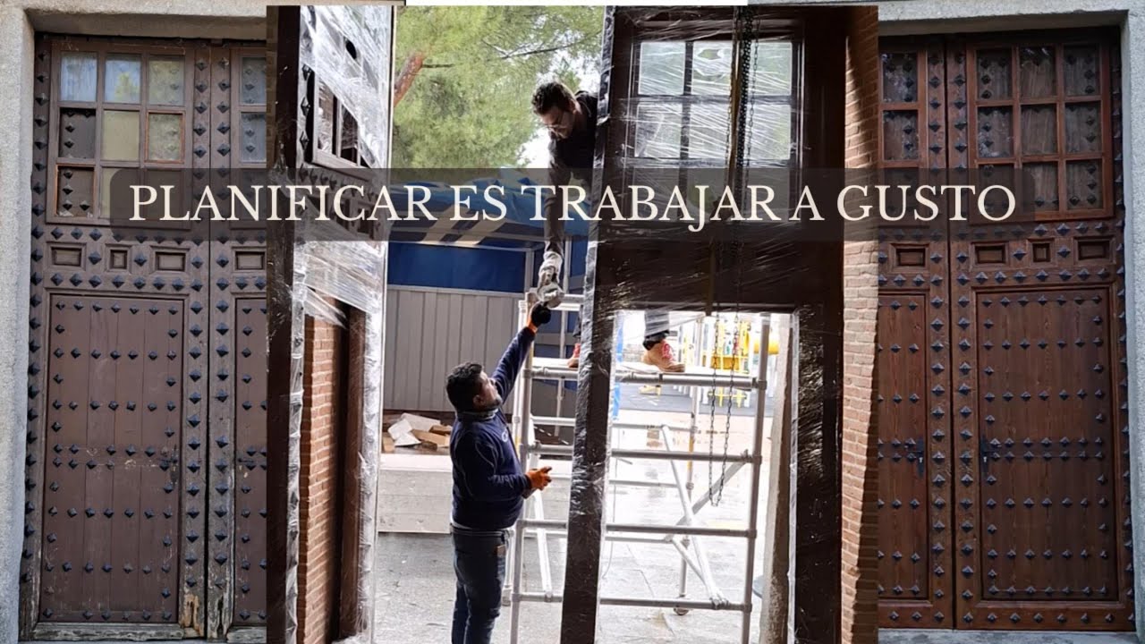 Planificar es trabajar a gusto. Un montaje que sale bien no es casualidad