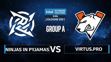 CS:GO - Ninjas in Pyjamas vs Virtus.pro [Ancient] Map 1 - IEM Cologne 2021 - Group A