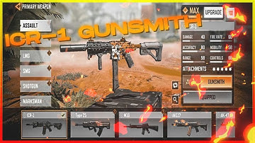 Turning ICR-1 into a BEAST 😍| ICR-1 Best Gunsmith Attachments!