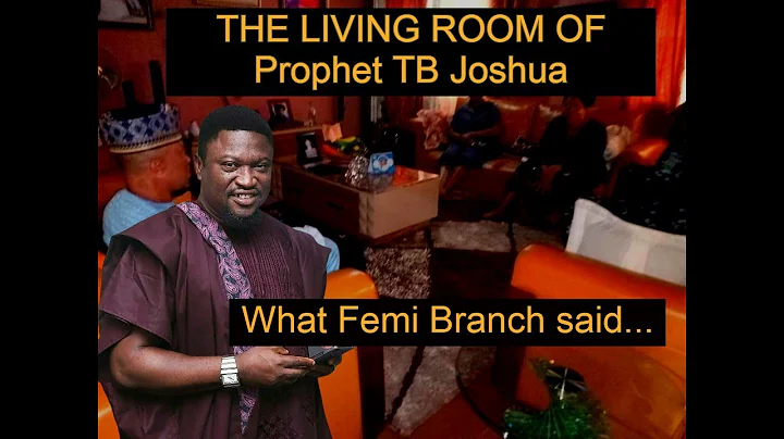When I saw the living room of Prophet TB Joshua..... |Femi Branch Fires on|
