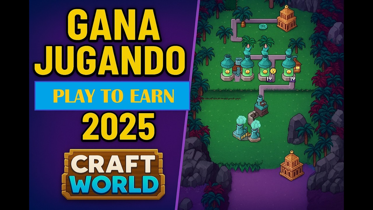 💰 Craft World: Gana Dinero Jugando | Guía Completa Play to Earn 2025