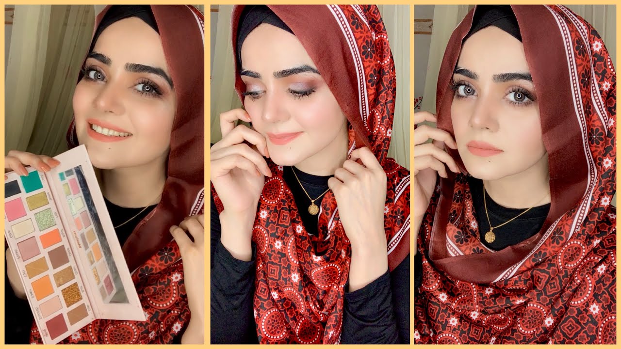 Glam Look By Using Merium Pervaiz Makeup Pallet And Mascara | Makeup