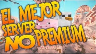 El mejor servidor de minecraft no premium! 1.8-1.16 (skywars, eggwars, lucky island, among us, etc!)