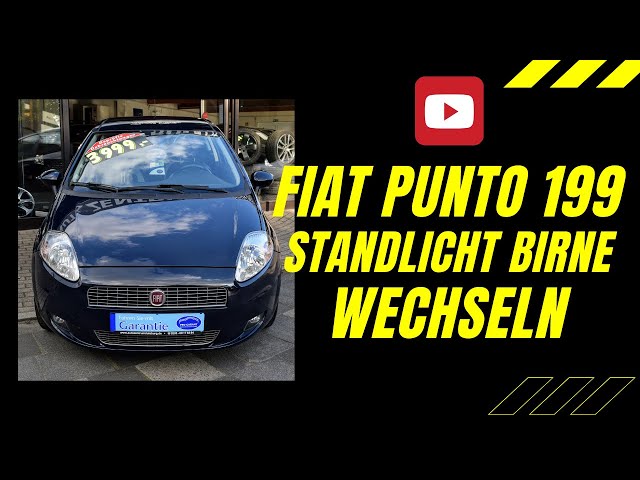 Fiat Punto 199 Standlichtbirne Wechseln in 2 Minuten !, Standlicht Defekt