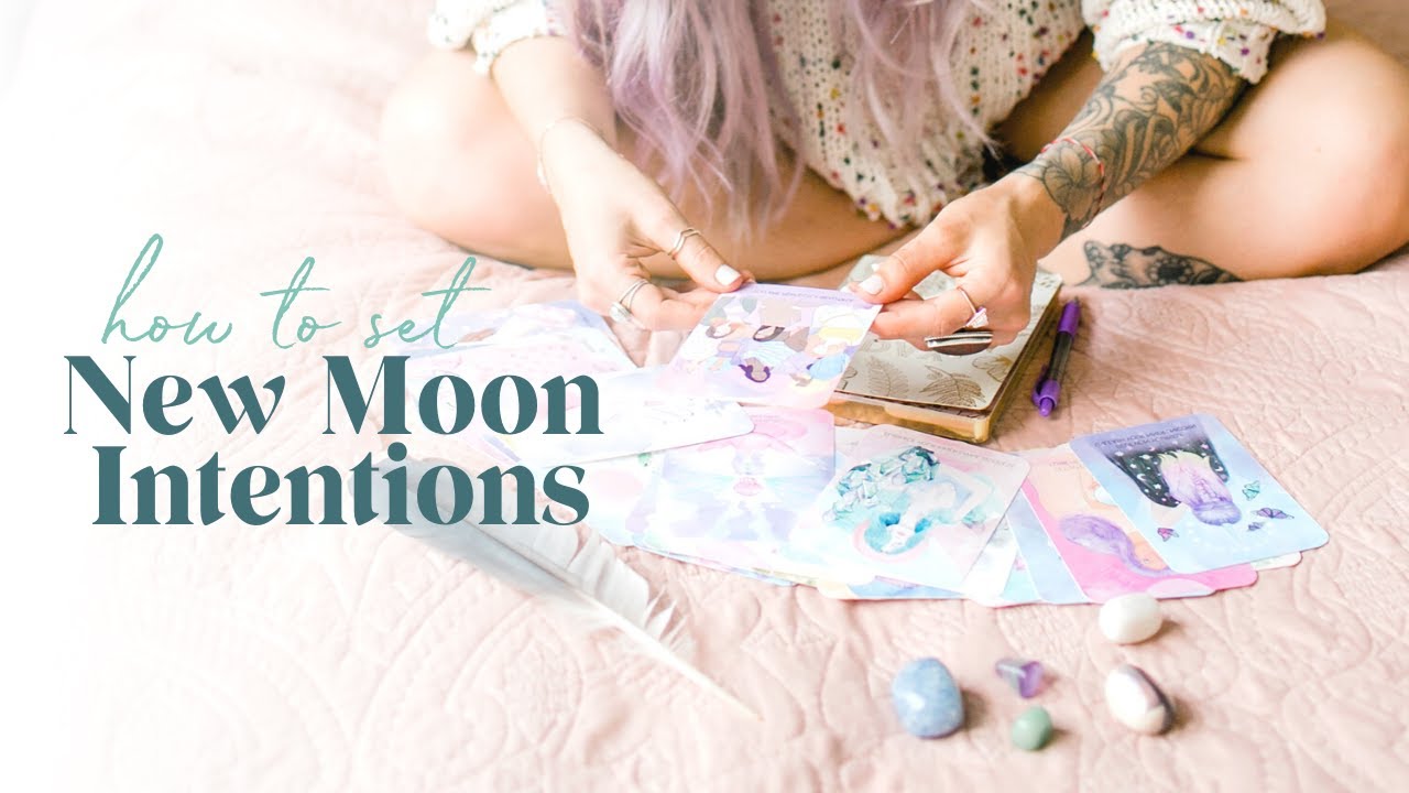 How to Set New Moon Intentions - YouTube