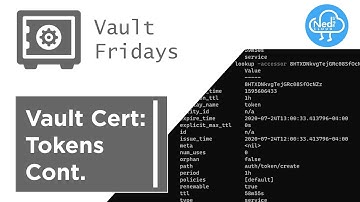 Vault Certification: Tokens - Part 2