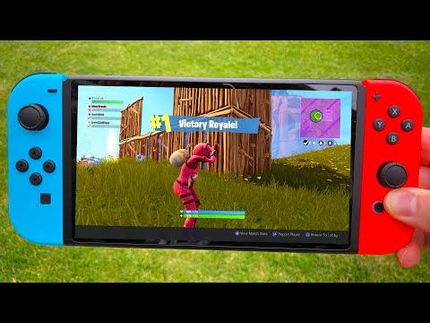 Fortnite on NINTENDO SWITCH Gameplay!