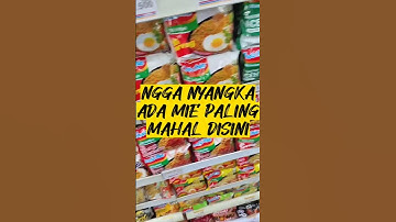 NGGA NYANGKA ADA MIE PALING MAHAL DI INDOMARET
