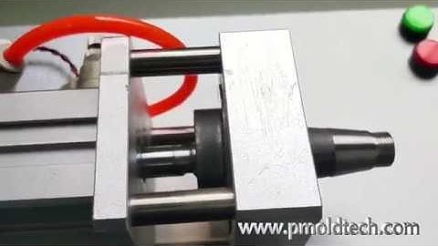 life test of collapsible core   injection mold