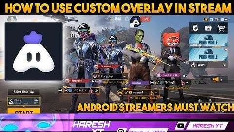 ADD ANIMATED OVERLAY IN LIVE STREAM ON ANDRIOD I HARESH YT I #turnip #overlay #turniptutorial #short
