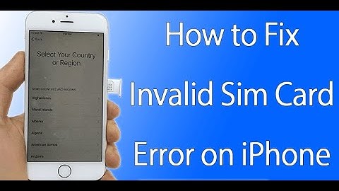 iPhone 5/5s/5c: 8 Fixes for Invalid Sim, No Service, Constantly Searching, No Sim Card, etc