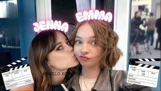 Jenna Ortega & Emma Myers Cute Moments Wednesday Season 2