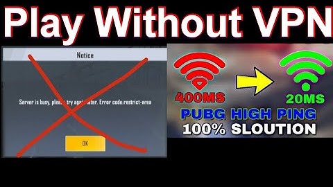 Play PUBG mobile lite 0.21.0 Without VPN | 100% Working Trick | High Ping Solution
