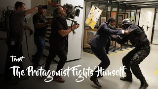 Tenet - The Protagonist Fights Himself Scene - Reversed Freeport Fight