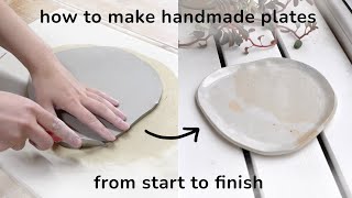 Easy Handmade Plate Tutorial // How to make plates at home