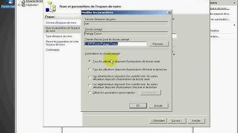 DFS R Windows 2003 Server R2 / Creation d