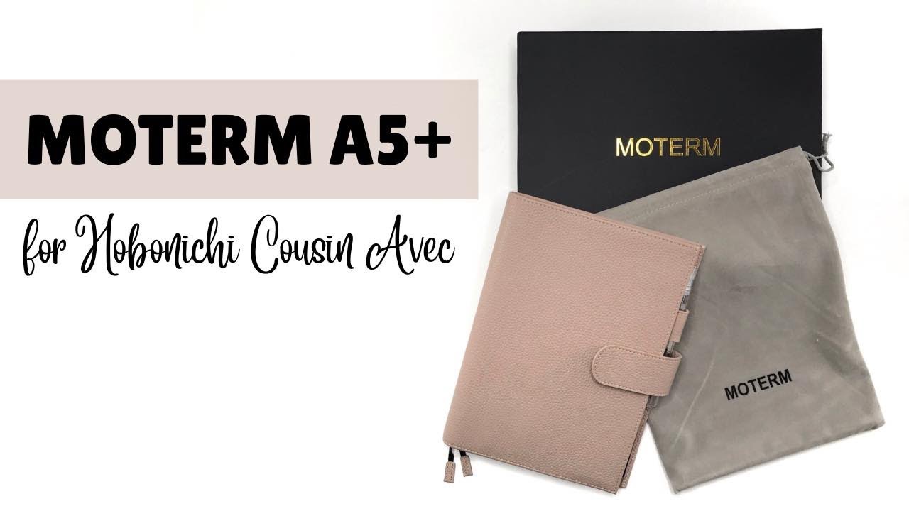 New MOTERM A5+ Unboxing for Hobonichi Cousin // KarynaLovesToPlan 