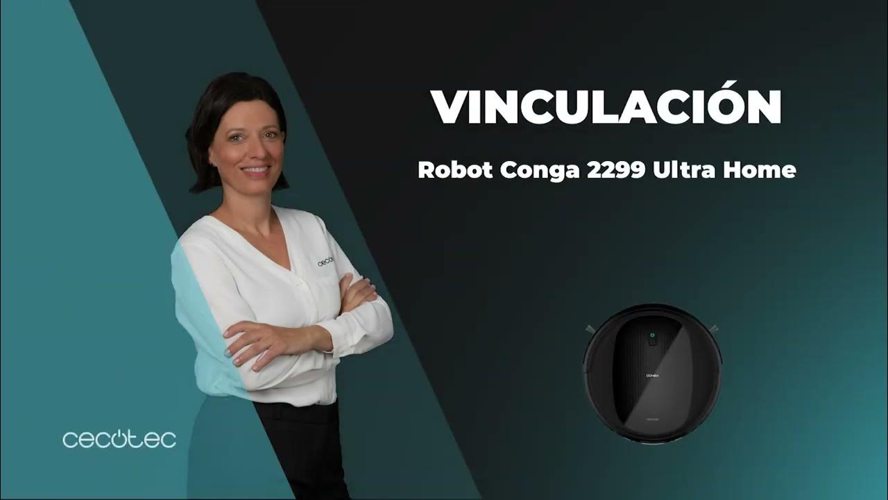 Robot aspirador Conga 2299 Ultra Home Vital con base de autovaciado 