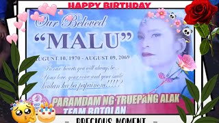 HAPPY HAPPY BIRTHDAY ATE MALOU | AUGUST, 09 2020 FROM YOUR TRUEPANG ALAK FAMILY |