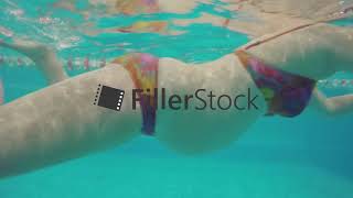 swimming pool pregnant underwater woman