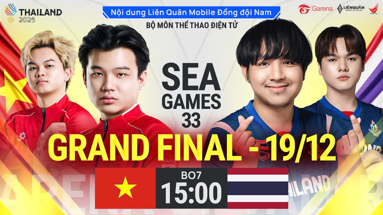 🔴 TRỰC TIẾP: LỄ TRAO HUY CHƯƠNG VÀNG BỘ MÔN LIÊN QUÂN MOBILE - ĐỒNG ĐỘI NAM - SEA GAMES 33
