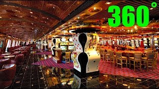 Carnival Splendor Tour 360˚ Deck 5 - Walking past the Casino