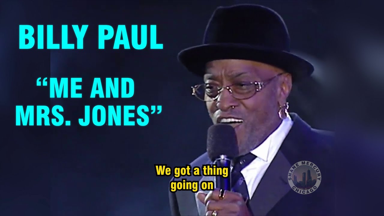 Billy Paul - Me and Mrs. Jones | LIVE FULL HD (with lyrics)