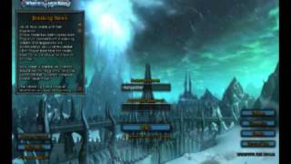 Wow Wrath Of The Lich King New Titles Sign In Screen