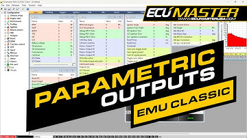 Configuring EMU Classic Parametric Outputs | ECUMaster USA