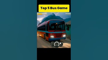 Top 5 bus simulator Games for android l best bus simulator game on android 2024