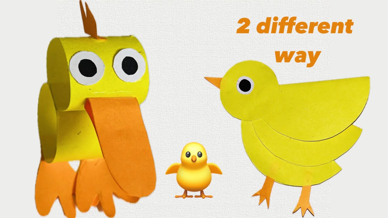 2 different way How to make DIY paper duck/ Easy DIY paper crafts