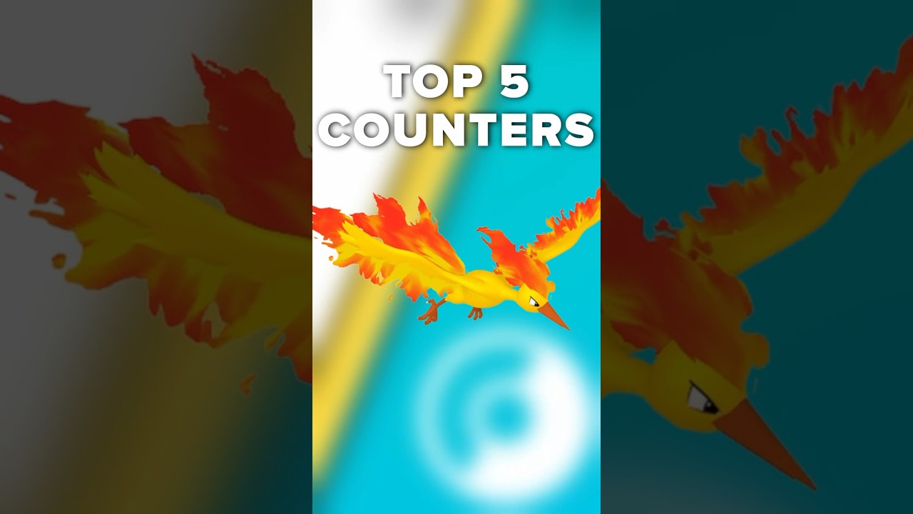 Top 5 Raid Counters For Moltres In Pokemon Go!