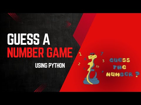 MAKING GUESS A NUMBER GAME USING PYTHON.
