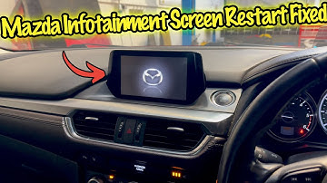 Mazda Infotainment SatNav Screen Restart Reboot PROBLEM - Here is How To FIX for FREE