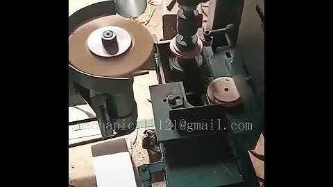 Auto Wood Cover Edge sanding machine / Round Wood Lids polishing machine